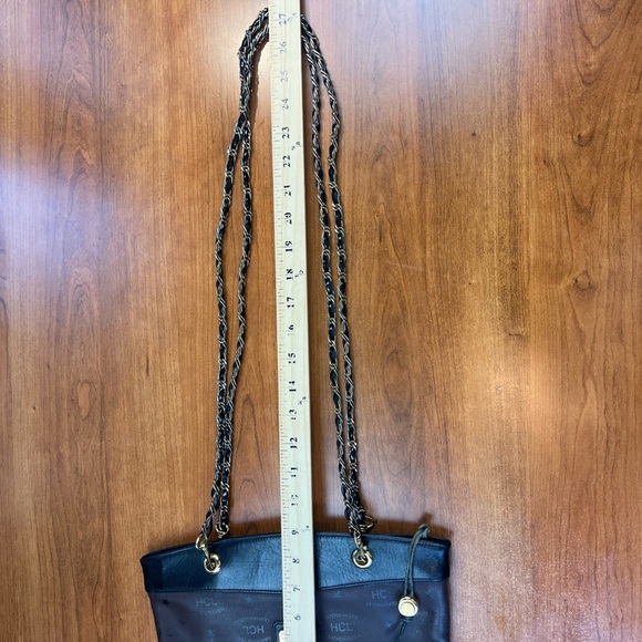 HCL Handcrafted Leather Goods Black Leather Bag Made in W. Germany Numbered Bag - Picture 14 of 16